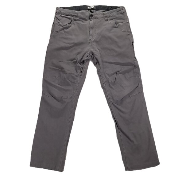 Off The Grid Trailblazer Pant Men 38x30, Tag 34x30 Gray Stretch Cotton Utility - Picture 1 of 15